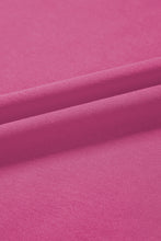 Cargar imagen en el visor de la galería, Rose Red Color Contrast Loose Pullover and Lace-up Waist Skort Set