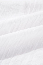 Load image into Gallery viewer, Beige Embroidered Mesh Flounce Sleeve Blouse