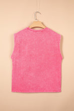 Cargar imagen en el visor de la galería, Bonbon Toner Washed Wild West Whiskey Print Sleeveless Muscle Top