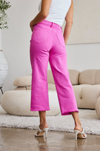 Load image into Gallery viewer, Full Size Tummy Control High Waist Raw Hem Jeans