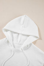 Load image into Gallery viewer, White Textured Cropped Hoodie and Shorts Set