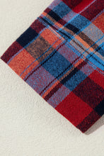 Cargar imagen en el visor de la galería, Red Plaid Print Loose Vintage Shirt
