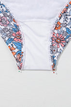 Cargar imagen en el visor de la galería, Pink Drawstring Ruched Floral Swim Dress