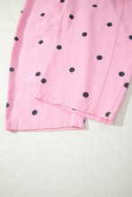 Cargar imagen en el visor de la galería, Phalaenopsis Polka Dot Print Bib Pocket Denim Barrel Overalls Jumpsuit
