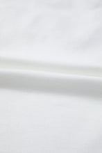 Load image into Gallery viewer, White Mardi Gras Tinsel Sequin Graphic T Shirt