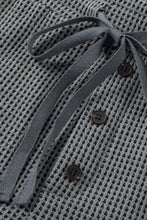 Load image into Gallery viewer, Laurel Green Waffle Knit Buttoned Top and Drawstring Shorts Set