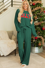 Load image into Gallery viewer, Evergreen JOLLY Corded Long Sleeve Top and Pockets Pants Set