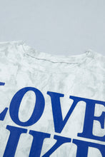 Cargar imagen en el visor de la galería, Gray Love Like Jesus Camouflage Oversized T Shirt
