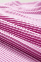 Load image into Gallery viewer, Phalaenopsis Ribbed Knit T Shirt and Shorts Plus Size Lounge Set