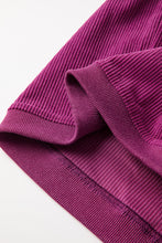 Load image into Gallery viewer, Orange JOLENE Ribbed Corded Oversized Sweatshirt