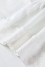 Load image into Gallery viewer, White Tinsel Game Day Drop Shoulder Graphic Sweatshirt