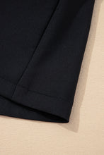 Load image into Gallery viewer, Black Contrast Bowknot Applique Crew Neck Sleeveless Mini Dress