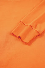 Load image into Gallery viewer, Grapefruit Orange Spooky Graphic Halloween Crew Neck Holiday Sweatshirt