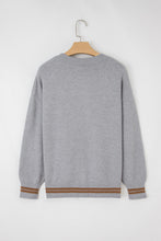 Load image into Gallery viewer, Light Grey See You Cowboy Embroidered Western Graphic Sweater