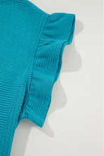 Load image into Gallery viewer, Skobeloff Ruffled Sleeve Summer Top and Cropped Loose Pants Set