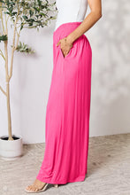 Cargar imagen en el visor de la galería, Double Take Full Size Smocked Wide Waistband Wide Leg Pants