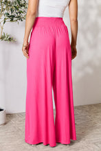 Cargar imagen en el visor de la galería, Double Take Full Size Smocked Wide Waistband Wide Leg Pants