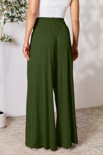 Cargar imagen en el visor de la galería, Double Take Full Size Smocked Wide Waistband Wide Leg Pants