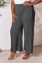 Cargar imagen en el visor de la galería, Double Take Full Size Smocked Wide Waistband Wide Leg Pants
