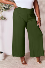 Cargar imagen en el visor de la galería, Double Take Full Size Smocked Wide Waistband Wide Leg Pants