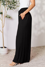 Cargar imagen en el visor de la galería, Double Take Full Size Smocked Wide Waistband Wide Leg Pants