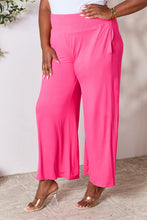 Cargar imagen en el visor de la galería, Double Take Full Size Smocked Wide Waistband Wide Leg Pants