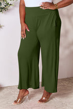 Cargar imagen en el visor de la galería, Double Take Full Size Smocked Wide Waistband Wide Leg Pants