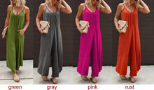 Cargar imagen en el visor de la galería, Flowy Stretch Wide Leg Jumpsuit
