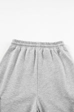 Load image into Gallery viewer, Light Grey Drawstring Waist Cargo Sweatpants
