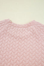 Load image into Gallery viewer, Delicacy Braided Texture Ruffle Hem Top Drawstring Loose Pants Set
