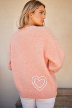 Cargar imagen en el visor de la galería, And The Why WIFEY &amp; Heart Round Neck Sweater
