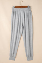 Cargar imagen en el visor de la galería, Light Grey Split Long Cardigan and Skinny Pants Lounge Set
