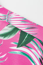 Load image into Gallery viewer, Rose Tropical Print Textured Bikini Bottoms
