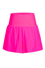 Cargar imagen en el visor de la galería, Hot Pink Pocketed Wide Waistband Swim Shorts
