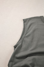 Cargar imagen en el visor de la galería, Medium Grey Cap Sleeve Open Back Drawstring Jogger Jumpsuit
