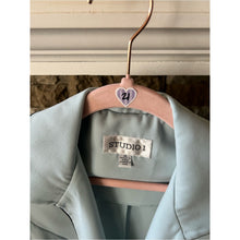 Cargar imagen en el visor de la galería, Vintage Studio I 70s Short-Sleeve Blazer Jacket - Robin Egg Blue VTG
