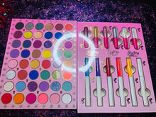 Cargar imagen en el visor de la galería, Kevin and Coco Christmas 48 Eyeshadow 6 Color Liner 6 Glitter Liner Set
