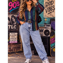 Cargar imagen en el visor de la galería, Salon Studio 90s Vintage Old Money Button Down Top
