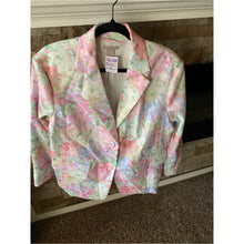 Load image into Gallery viewer, 80s Vibes Colorful Pastel Tie-Dye Blazer Jacket - Women
