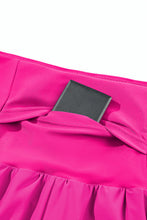 Cargar imagen en el visor de la galería, Hot Pink Pocketed Wide Waistband Swim Shorts
