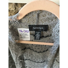 Load image into Gallery viewer, Brand New Vintage R&amp;M Richards Silver Sheer Sparkly Lace Jacket

