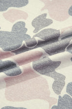Cargar imagen en el visor de la galería, Multicolour Retro Camouflage Print Plus Size 2pcs Outfit
