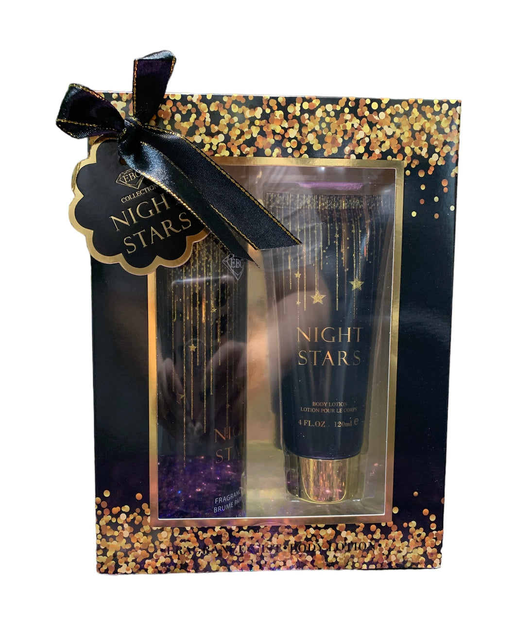 Night Star Gift Set with 8.4 Oz Body Spray Perfume and 4 Oz Body Lotion