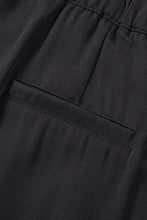 Load image into Gallery viewer, Black Pleated Elegant Wide Leg Pants
