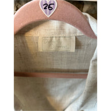 Cargar imagen en el visor de la galería, Vintage Classic Cream Linen-Blend Women's Blazer - Timeless Tailored Jacket
