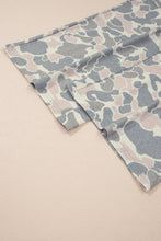 Cargar imagen en el visor de la galería, Multicolour Retro Camouflage Print Plus Size 2pcs Outfit
