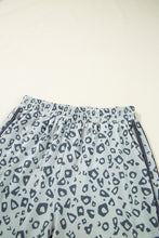 Load image into Gallery viewer, Gray Leopard High Waist Side Bow Straight Leg
