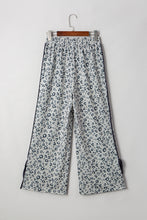 Load image into Gallery viewer, Gray Leopard High Waist Side Bow Straight Leg
