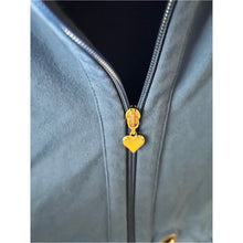 Load image into Gallery viewer, 80s Vintage OSO Casual Zip Up Front with Grommets
