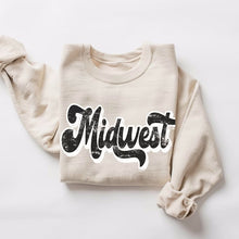 Load image into Gallery viewer, Black Midwest Sweatshirt - Two Options- T-Shirt
